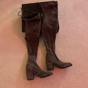 Kaitlyn Pan OTK Microsuede Boots